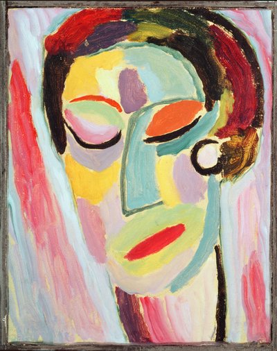 Yeux fermés - Alexej von Jawlensky